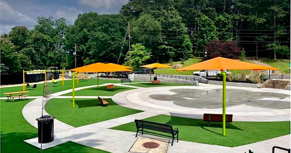 Rare splash pad fed by natural spring debuts in time for summer Urbanize Atlanta